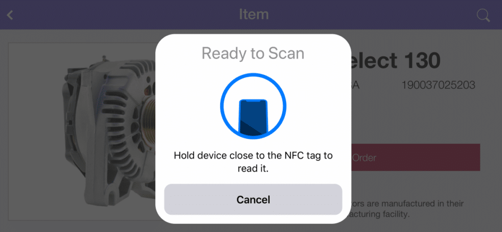 Use Near Field Communications (NFC) tag reading in FileMaker