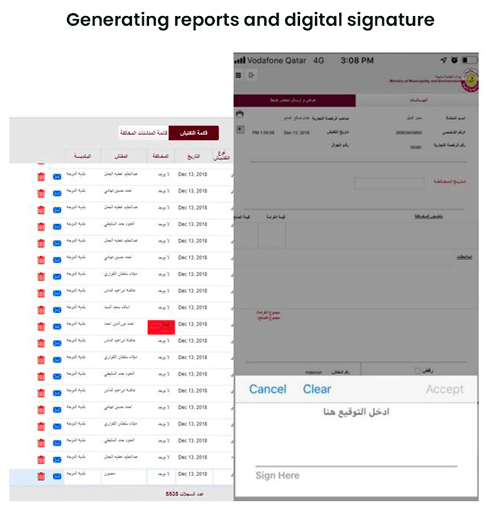 Reports and signature with CGIS built with Claris FileMaker